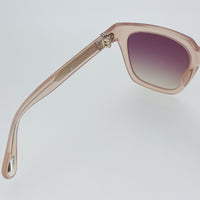 Ann Demeulemeester Sunglasses Oversized Blush Pink with Brown Lenses 925 Silver AD21C5SUN - Watches & Crystals