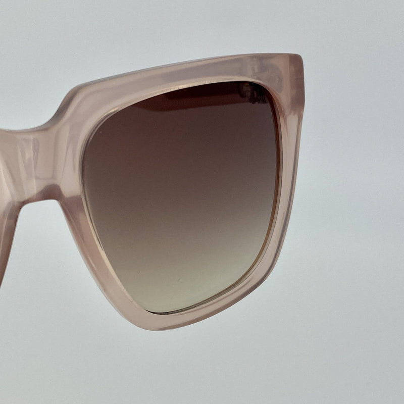 Ann Demeulemeester Sunglasses Oversized Blush Pink with Brown Lenses 925 Silver AD21C5SUN - Watches & Crystals