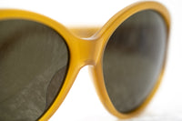 Ann Demeulemeester Sunglasses Oversized Honey 925 Silver with Green Lenses Category 3 AD6C5SUN - Watches & Crystals