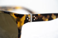 Ann Demeulemeester Sunglasses Oversized Tortoise Shell 925 Silver with Brown Lenses CAT3 AD31C2SUN - Watches & Crystals