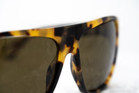 Ann Demeulemeester Sunglasses Oversized Tortoise Shell 925 Silver with Brown Lenses CAT3 AD31C2SUN - Watches & Crystals