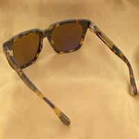 Ann Demeulemeester Sunglasses Oversized Tortoise Shell with Brown Lenses CAT3 AD21C2SUN - Watches & Crystals