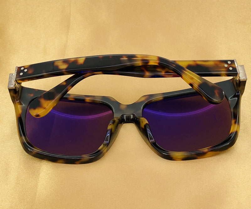 Ann Demeulemeester Sunglasses Oversized Tortoise Shell with Brown Lenses CAT3 AD21C2SUN - Watches & Crystals