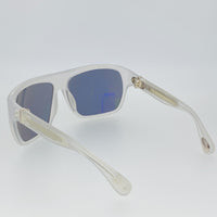 Ann Demeulemeester Sunglasses Oversized White 925 Silver with Grey Lenses AD31C4SUN - Watches & Crystals