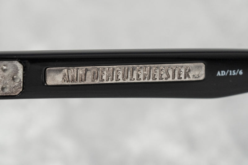 Ann Demeulemeester Sunglasses Rectangular Black 925 Silver with Grey Lenses AD15C6SUN - Watches & Crystals