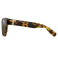 Ann Demeulemeester Sunglasses Rectangular Tortoise Shell 925 Silver with Grey Lenses AD15C7SUN - Watches & Crystals