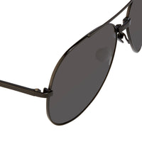 Ann Demeulemeester Sunglasses Titanium Black with Grey Lenses CAT3 AD14C4SUN - Watches & Crystals