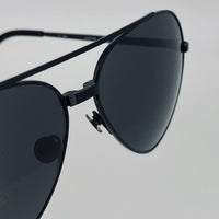 Ann Demeulemeester Sunglasses Titanium Black with Grey Lenses CAT3 AD14C4SUN - Watches & Crystals