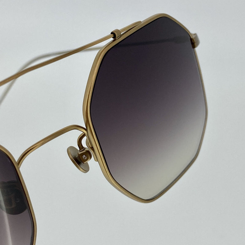 Ann Demeulemeester Titanium Sunglasses Square Bronze with Grey Graduated Lenses CAT3 AD52C3SUN - Watches & Crystals