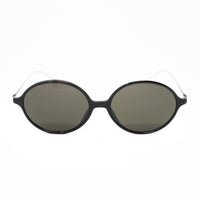 Ann Demeulemeester Unisex Sunglasses Oval Black 925 Silver Titanium with Grey Lenses Category 4 AD64C1SUN - Watches & Crystals