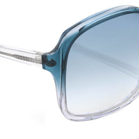 Antonio Berardi Women Sunglasses Oversized Frame Blue/Clear and Blue Graduated Lenses - 9AB2C3PETROL - Watchpilot