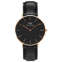 Daniel Wellington Men's Black Classic Sheffield Watch DW00100127