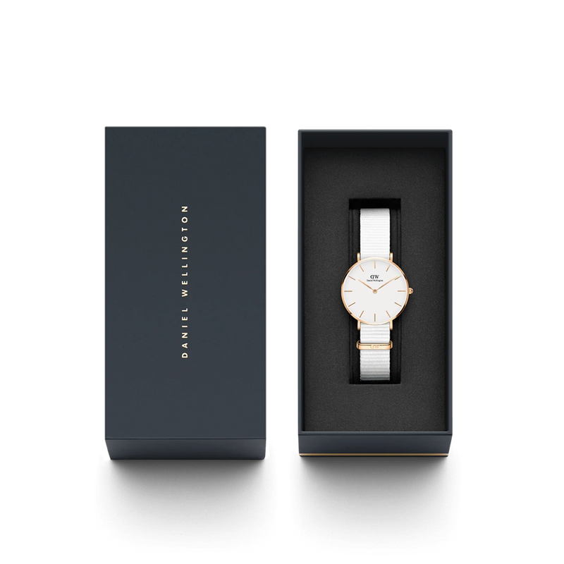 Daniel Wellington Ladies Petite Dover White Watch DW00100313