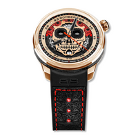 Bomberg Día De Los Muertos Men's Gold Watch CT43APGD.26-3.11