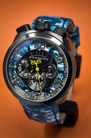 Bomberg BOLT-68 Chronograph Blue Camo - WatchPilot