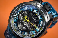 Bomberg BOLT-68 Chronograph Blue Camo - WatchPilot