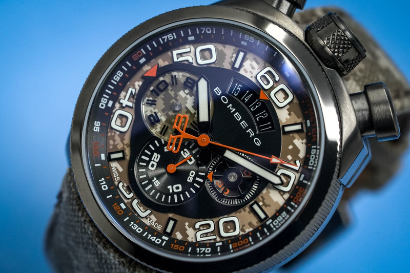 Bomberg BOLT-68 Chronograph Desert Camo - WatchPilot