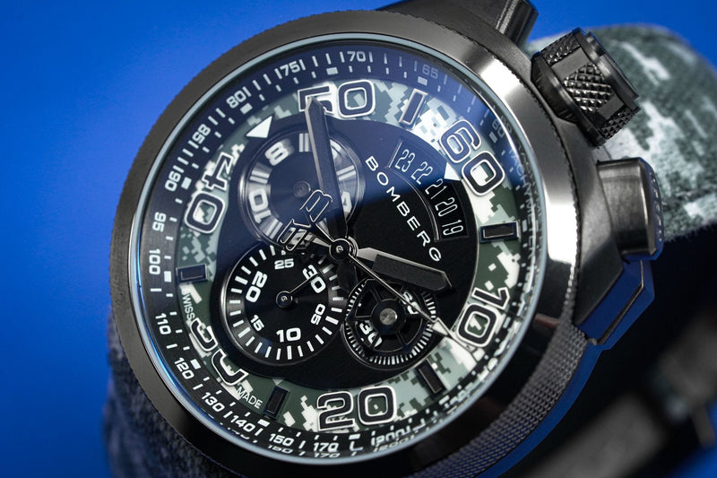 Bomberg BOLT-68 Chronograph Winter Camo - WatchPilot