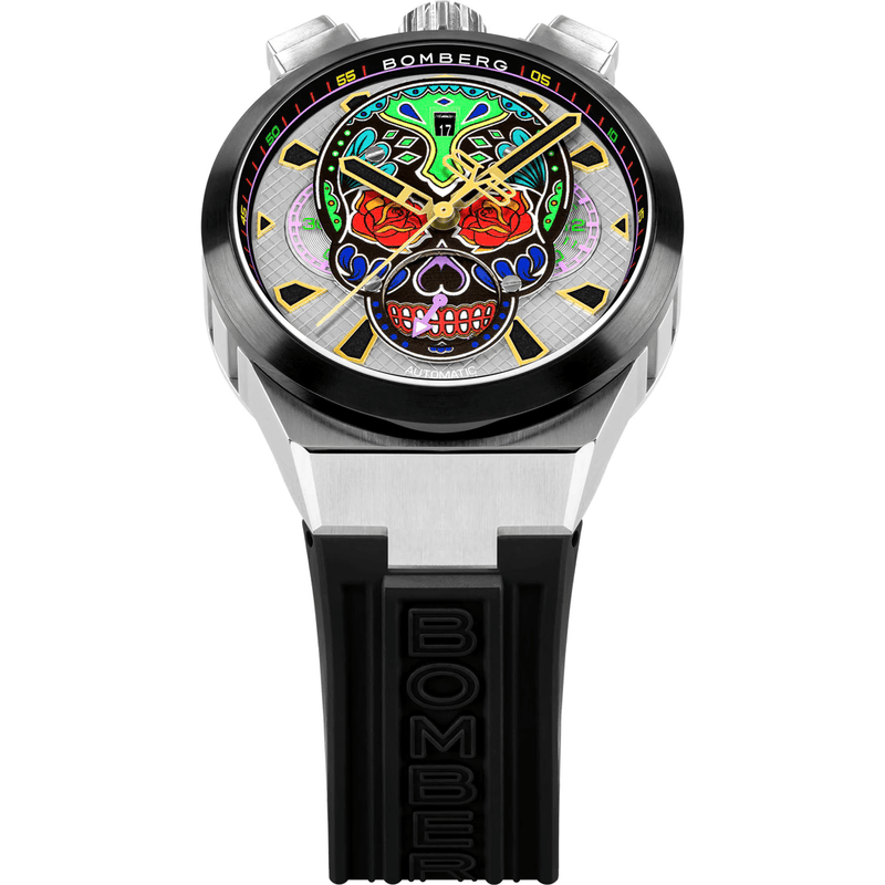 Bomberg Men's Bolt-68 Neo Calaveras Multicolour Watch BF44CHASP.04-6.12