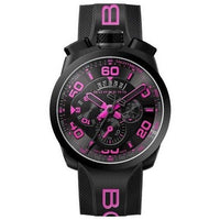 Bomberg Men's Chronograph Watch BOLT-68 Black PVD Pink BS45CHPBA.031.3 - WatchPilot