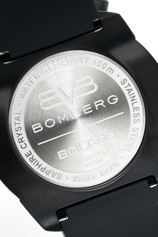 Bomberg Men's Chronograph Watch BOLT-68 Maya Special Edition BS45CHPBA.MAYA-2.3 - WatchPilot