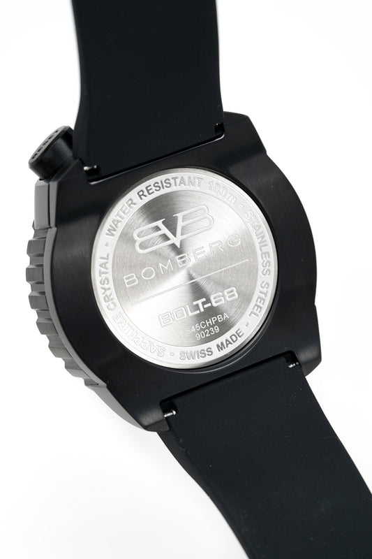 Bomberg Men's Chronograph Watch BOLT-68 Maya Special Edition BS45CHPBA.MAYA-2.3 - WatchPilot