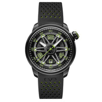 Bomberg Men's Watch BB-01 Black PVD Green CT43APBA.21-2.11 - WatchPilot