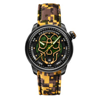 Bomberg Men's Watch BB-01 Black PVD Limited Edition Military Skull CT43APBA.23-4.11 - WatchPilot