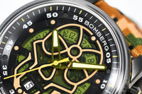 Bomberg Men's Watch BB-01 Black PVD Limited Edition Military Skull CT43APBA.23-4.11 - WatchPilot