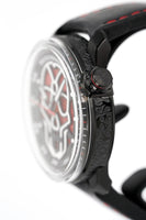 Bomberg Men's Watch BB-01 Black PVD Red Skull CT43APBA.23-1.11 - WatchPilot