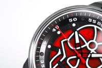 Bomberg Men's Watch BB-01 Black PVD Red Skull CT43APBA.23-1.11 - WatchPilot