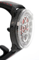 Bomberg Men's Watch BB-01 Black PVD Red Skull CT43APBA.23-1.11 - WatchPilot