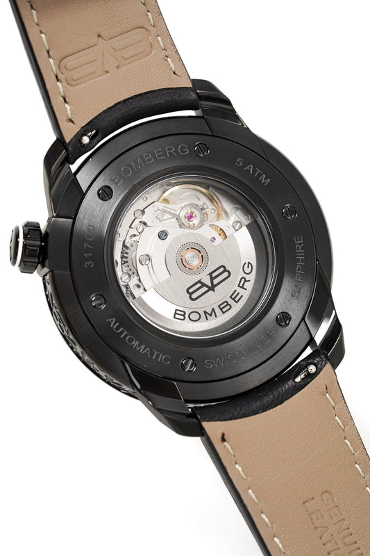 Bomberg Men's Watch BB-01 Black PVD Skull CT43APBA.23-3.11 - WatchPilot