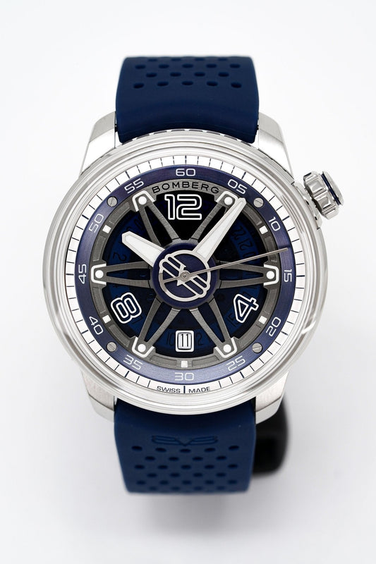 Bomberg Men's Watch BB-01 Stainless Steel Blue CT43ASS.22-2.11 - WatchPilot