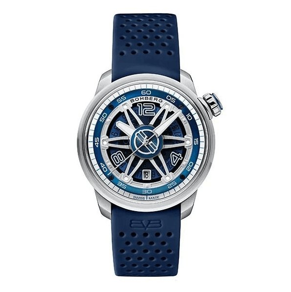 Bomberg Men's Watch BB-01 Stainless Steel Blue CT43ASS.22-2.11 - WatchPilot