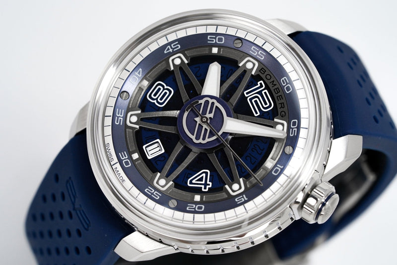 Bomberg Men's Watch BB-01 Stainless Steel Blue CT43ASS.22-2.11 - WatchPilot