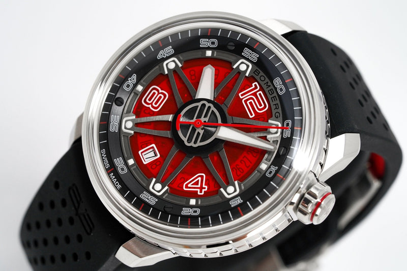 Bomberg Men's Watch BB-01 Stainless Steel Red CT43ASS.22-1.11 - WatchPilot