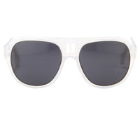 Boris Bidjan Saberi Sunglasses Misty White With Grey Category 3 Lenses BBS4C1SUN - WatchPilot