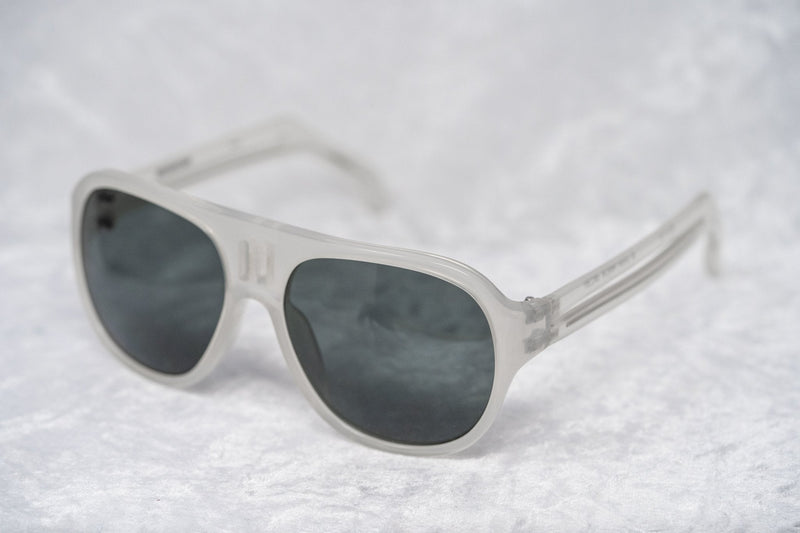 Boris Bidjan Saberi Sunglasses Misty White With Grey Category 3 Lenses BBS4C1SUN - WatchPilot