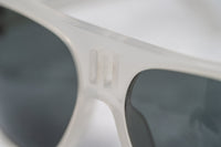 Boris Bidjan Saberi Sunglasses Misty White With Grey Category 3 Lenses BBS4C1SUN - WatchPilot