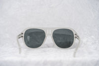 Boris Bidjan Saberi Sunglasses Misty White With Grey Category 3 Lenses BBS4C1SUN - WatchPilot