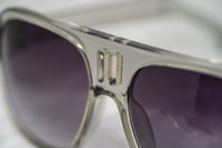 Boris Bidjan Saberi Sunglasses Translucent Smoke With Purple Graduated Category 3 Lenses BBS4C5SUN - WatchPilot