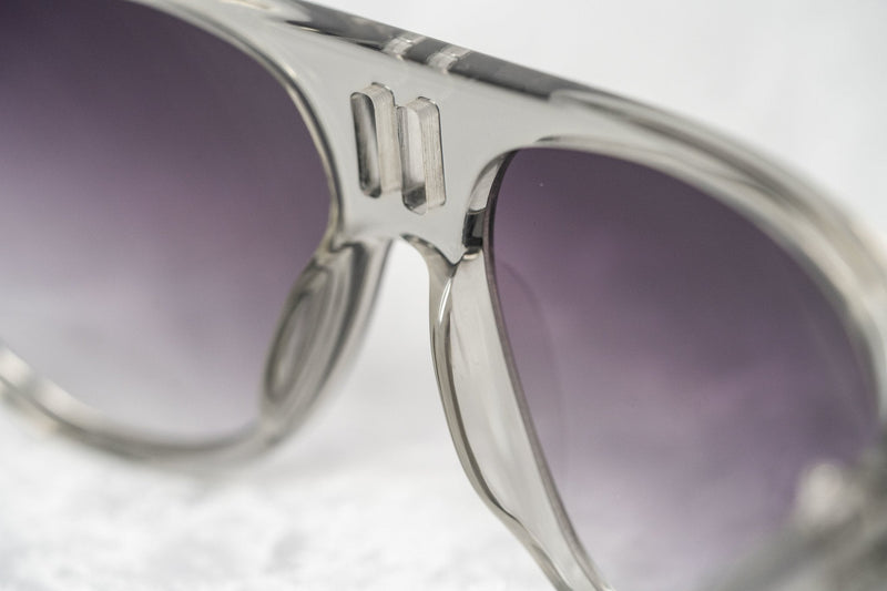 Boris Bidjan Saberi Sunglasses Translucent Smoke With Purple Graduated Category 3 Lenses BBS4C5SUN - WatchPilot