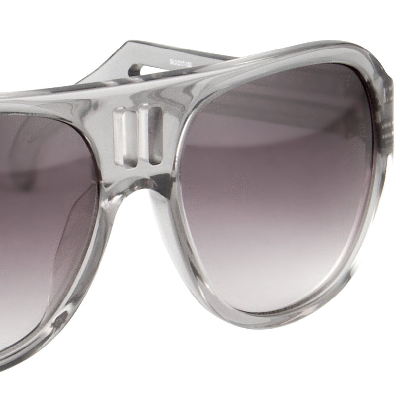 Boris Bidjan Saberi Sunglasses Translucent Smoke With Purple Graduated Category 3 Lenses BBS4C5SUN - WatchPilot