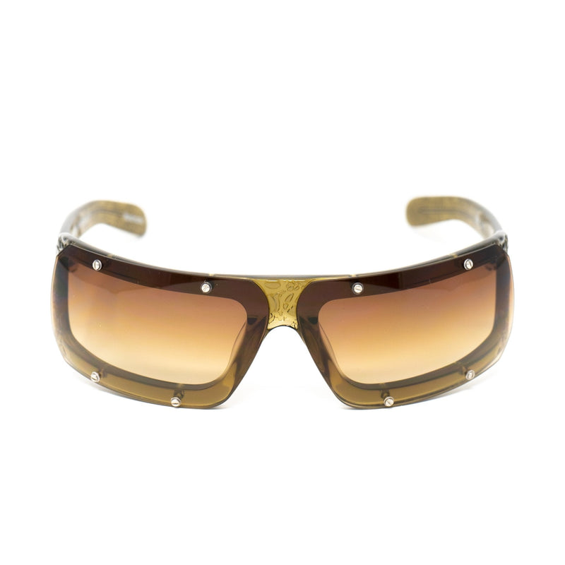 Buddhist Punk Sunglasses Rectangular Khaki With Brown Graduated Lenses Category 2 6BP2C3KHAKI - WatchPilot