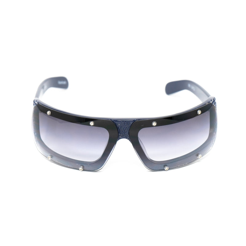 Buddhist Punk Sunglasses Rectangular Navy With Grey Graduated Lenses Category 2 6BP2C4NAVY - WatchPilot