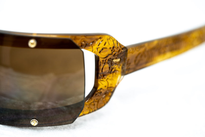 Buddhist Punk Sunglasses Rectangular Tortoise Shell With Brown Lenses Category 3 6BP2C2TSHELL - WatchPilot