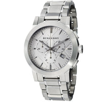 Burberry BU9350 Men's Chronograph The City Silver 42mm Watch