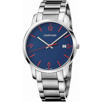 Calvin Klein City Blue Dial Stainless Steel - WatchPilot