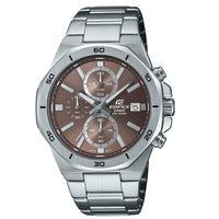 Chronograph Watch - Casio Edifice Chrono Men's Silver Watch EFV-640D-5AVUEF